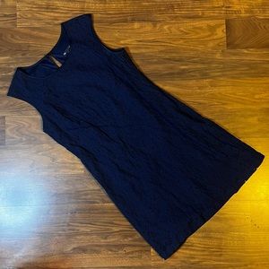 Navy lace dress